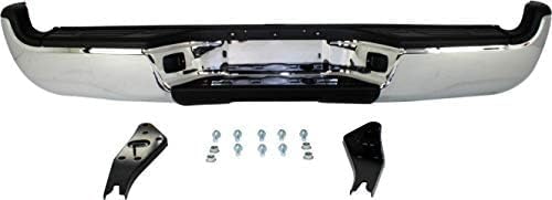 Rear Step Bumper Assembly Chrome Steel Direct Replacement Compatible With 2005-2015 Toyota Tacoma TO1103113 5215104061-PFM