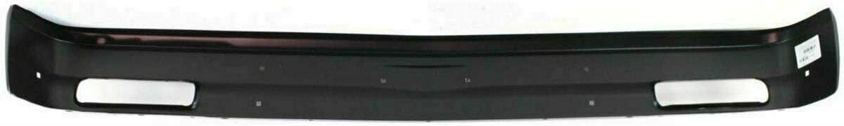 Front Bumper Primed Steel Direct Replacement Compatible With 1991-1993 Chevrolet S10 / 1991-1994 S10 Blazer / 1992-1994 GMC Jimmy / 1991 S15 Jimmy GM1002174 15632823