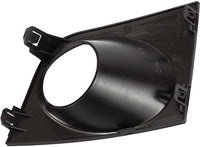 Set Of 2 Front Fog Light Molding Primed Plastic Right Passenger & Left Driver Side Direct Replacement Compatible With 2007-2012 Nissan Versa NI1039112 NI1038112 62256EM30B 62257EM30B