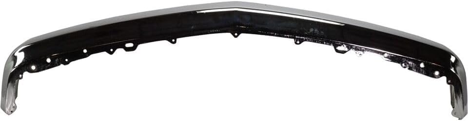 Front Bumper Face Bar Chrome Steel With License Plate Holes Direct Replacement Compatible With 1988-2002 Chevrolet & GMC C/K Series GM1002266 15680830