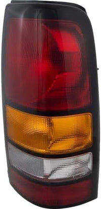 Tail Light Lens And Housing Fleetside Right Passenger Side Direct Replacement Compatible With 2004-2007 GMC Sierra 1500 2500HD 3500 GM2801177 19169022