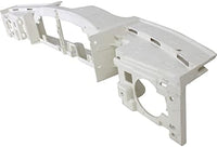 Front Grille Header Panel Thermoplastic Direct Replacement Compatible With 1998-2002 Lincoln Town Car FO1220213 1W1Z8A284AA