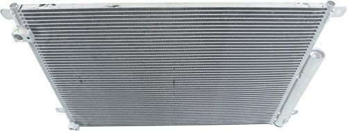 Front A/C Condenser Aluminum Core Direct Replacement Compatible With 2016-2021 Honda Civic HO3030164 80100TBAA02 80100TBAA01