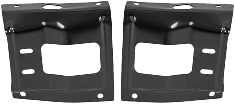 Set of 2 Front Bumper Mounting Plate Bracket Right Passenger & Left Driver Side Direct Replacement Compatible with 2008-2010 Ford F-Series Super Duty FO1066173 FO1067173 8C3Z17B985A