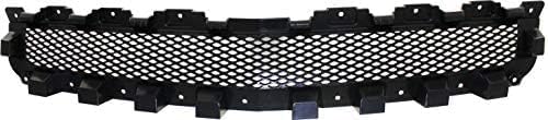 Front Upper Grille Primed Shell And Insert + Molding Chrome Direct Replacement Compatible With 2008-2012 Chevrolet Malibu GM1200601 GM1210114 15823699 15823701