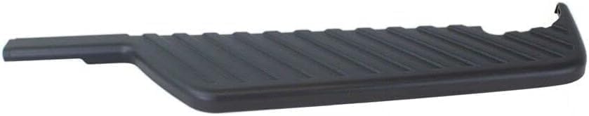 Rear Bumper Step Pad Center + Right Passenger & Left Driver Side Textured Plastic Direct Replacement Compatible With 2004-2015 Nissan Titan NI1196100 NI1197100 NI1191100 850637S200