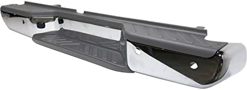 Rear Step Bumper Face Bar Chrome Steel Direct Replacement Compatible With 2013-2021 Nissan Frontier NI1103127 850109BF0B-PFM
