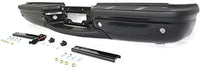Step Bumper Assembly Primed With Rear Object Sensor Holes & Brackets Direct Replacement Compatible With 2001-2007 Ford F-250 F-350 Super Duty 3C3Z17906BA-PFM