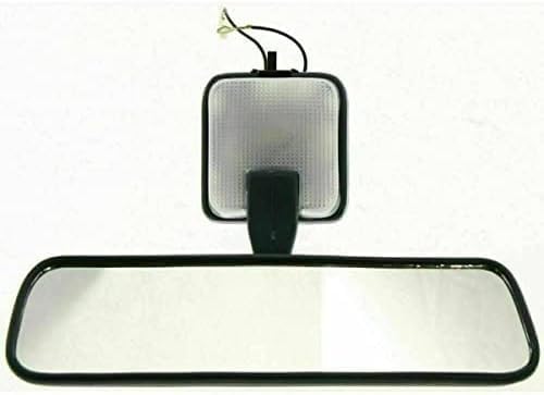 AUTOS PARTS PLUS Rear View Interior Mirror With Light Direct Replacement Compatible With 1989-1995 Toyota Pickup / 1990-1995 4Runner TO2950105 878108914204