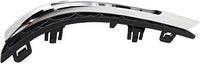 Set Of 2 Front Fog Lamp Molding Primed Plastic Right Passenger & Left Driver Side Direct Replacement Compatible With 2012-2014 Mercedes Benz C-Class MB1038117 MB1039117 2048803324