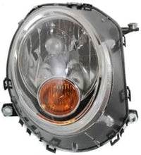 Set Of 2 Front Head Light Assembly Plastic Left Driver & Right Passenger Side Direct Replacement Compatible With 2007-2015 Mini Cooper MC2503105 MC2502105 63122751870 63122751869