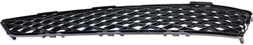 Set Of 2 Front Bumper Grille Mesh Primed Right Passenger & Left Driver Side Direct Replacement Compatible With 2010-2013 Acura MDX AC1039110 AC1038110 71102STXA00 71107STXA00