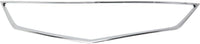 Front Grille Frame Outline Trim Chrome Direct Replacement Compatible With 2016-2018 Acura ILX AC1202108 71122TX6A51