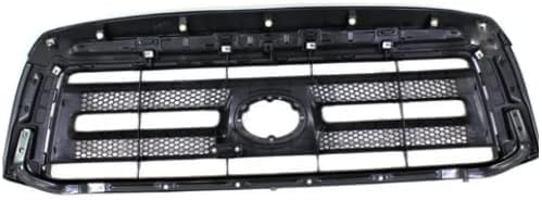 Front Grille Assembly Primed Shell And Insert Plastic Direct Replacement Compatible With 2010-2013 Toyota Tundra TO1200336 531000C220