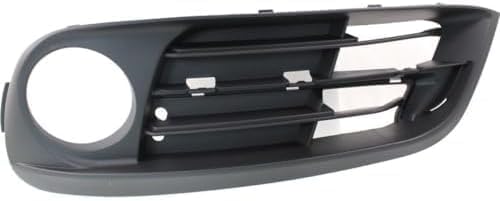 Set Of 2 Front Fog Light Molding Primed Plastic With Holes Left Driver & Right Passenger Side Direct Replacement Compatible With 2014-2016 BMW 5-Series BM1039167 BM1038167 51117331730