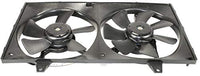 Front Radiator Cooling Dual Fan Plastic Direct Replacement Compatible with 1995-1999 Nissan Maxima / 1996-1999 Infiniti I30 IN3115101 NI3115103 NI3115109 214812L700 214813L900