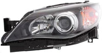 Set Of 2 Front Head Light Assembly Plastic Left Driver & Right Passenger Side Direct Replacement Compatible With 2008-2011 Subaru Impreza SU2503125 SU2502125 84001FG241 84001FG251