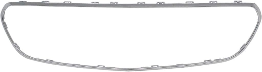 Front Grille Molding Chrome Plastic Direct Replacement Compatible With 2017-2020 Mercedes Benz E-Class MB1202106 2138850200