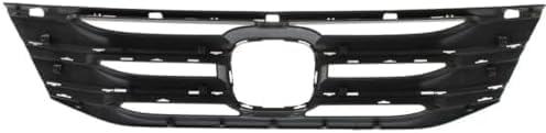 Front Grille Frame Surround Molding Textured Gray Plastic Direct Replacement Compatible With 2011-2013 Honda Odyssey HO1202107 75102TK8A01