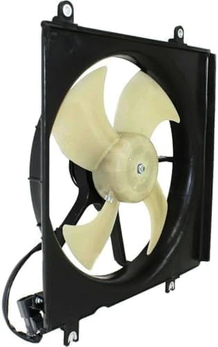 Front Radiator & A/C Condenser Single Fan Assembly Direct Replacement Compatible With 1997-2001 Honda CR-V HO3115106 HO3113110 19015P3F004-PFM 38615P3F000
