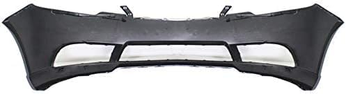 Front Bumper Cover Primed Direct Replacement Compatible With 2010-2013 Kia Forte KI1000145 865111M000