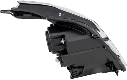 Set Of 2 Front Head Light Assembly Plastic Left Driver & Right Passenger Side Direct Replacement Compatible With 2010-2012 Cadillac SRX GM2503345 GM2502345 22853873 22853872