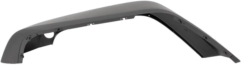 Front Fender Flare Textured Right Passenger Side Direct Replacement Compatible With 2007-2018 Jeep Wrangler CH1269119 5KF08RXFAH 5KF16RXFAE
