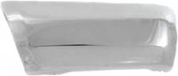 Set Of 2 Rear Bumper End Cap Chrome Steel Left Driver & Right Passenger Side Direct Replacement Compatible With 1996-2002 Toyota 4Runner TO1105103 TO1104103 5210635081 5210735071