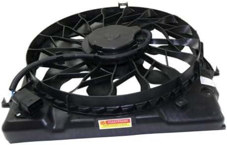 Front Radiator Cooling Fan Assembly Plastic Direct Replacement Compatible with 2016-2020 Kia Optima KI3115147 25380D5280