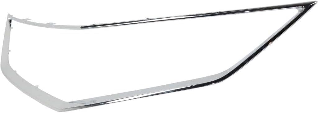 Front Grille Frame Outline Trim Chrome Direct Replacement Compatible With 2016-2018 Acura ILX AC1202108 71122TX6A51
