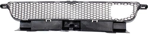 Front Bumper Grille Textured Direct Replacement Compatible With 2012-2014 Dodge Charger CH1036131 68071982AA