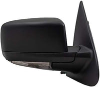 Set Of 2 Front Power Mirror Non-Towing Manual Folding Heated Primed Left Driver Side & Right Passenger Side Direct Replacement Compatible With 2005-2006 Lincoln Navigator FO1321570