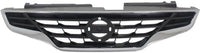 Front Grille Chrome Shell With Primed Insert Direct Replacement Compatible With 2010-2013 Nissan Altima NI1200245 62070ZX10A