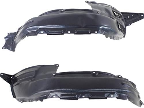 Set Of 2 Front Fender Liner Plastic Left Driver & Right Passenger Side Direct Replacement Compatible With 2014-2023 Toyota 4Runner TO1249198 TO1248198 5387535150 5387635150