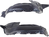 Set Of 2 Front Fender Liner Plastic Left Driver & Right Passenger Side Direct Replacement Compatible With 2014-2023 Toyota 4Runner TO1249198 TO1248198 5387535150 5387635150