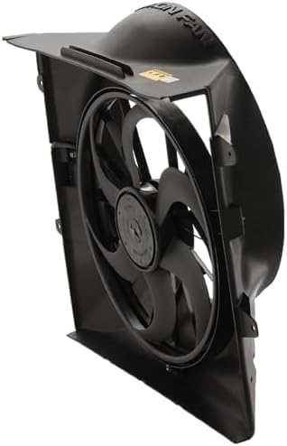 Front Radiator Cooling Fan Assembly Plastic Direct Replacement Compatible with 1999-2003 Jeep Grand Cherokee CH3115110 52079489AB-PFM 52079528AB