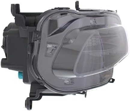 Set Of 2 Front Headlight Assembly Halogen With Black Trim Right Passenger & Left Driver Side Direct Replacement Compatible With 2014-2018 Jeep Cherokee CH2503249 CH2502249 68102846AE