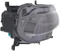 Set Of 2 Front Headlight Assembly Halogen With Black Trim Right Passenger & Left Driver Side Direct Replacement Compatible With 2014-2018 Jeep Cherokee CH2503249 CH2502249 68102846AE