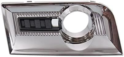 Set Of 2 Front Fog Light Molding Chrome Right Passenger & Left Driver Side Direct Replacement Compatible With 2010-2015 GMC Terrain GM1039123 GM1038123 25818476 25818477