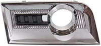 Set Of 2 Front Fog Light Molding Chrome Right Passenger & Left Driver Side Direct Replacement Compatible With 2010-2015 GMC Terrain GM1039123 GM1038123 25818476 25818477