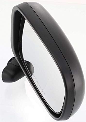 Front Power Mirror Manual Folding Non-Heated Textured Plastic Right Passenger Side Direct Replacement Compatible With 1991-1997 Toyota Previa TO1321158 8791028290