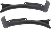 Set Of 2 Front Wheel Opening Molding Lower Extension Primed Left Driver & Right Passenger Side Direct Replacement Compatible With 1996-2023 Chevrolet Express/GMC Savana GM1243108
