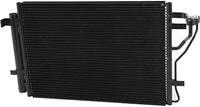 Front A/C Condenser Aluminum Core Direct Replacement Compatible With 2010-2011 Kia Forte KI3030125 976061M101