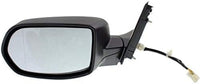 Front Power Mirror Manual Folding Non-Heated Textured Without Signal Light Left Driver Side Direct Replacement Compatible With 2012-2016 Honda CR-V HO1320270 76250T0AA02 76250T0AA01