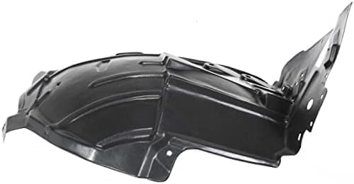 Set Of 2 Front Section Fender Liner Left Driver & Right Passenger Side Direct Replacement Compatible With 2003-2007 Infiniti G35 IN1251106 IN1250106 63844AM800 63845AM800