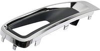 Set Of 2 Front Fog Light Molding Primed With Chrome Bezel Left Driver & Right Passenger Side Direct Replacement Compatible With 2015-2020 GMC Yukon/XL GM1039187 GM1038187 22936427