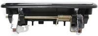 Rear Exterior Door Handle Black Bezel with Chrome Lever Left Driver Side Direct Replacement Compatible with 1990-1995 Toyota 4Runner TO1520108 6924089102