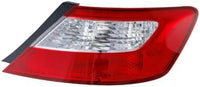 Set Of 2 Tail Light Lens And Housing Right Passenger & Left Driver Side Direct Replacement Compatible With 2006-2008 Honda Civic HO2801164 HO2800165 33501SVAA02 33551SVAA02