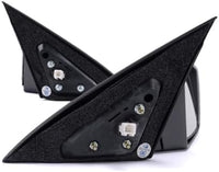 Set Of 2 Front Power Mirror Manual-Folding Non-Heated Primed Plastic Left Driver & Right Passenger Side Direct Replacement Compatible With 2007-2012 Nissan Altima NI1320220 NI1321220