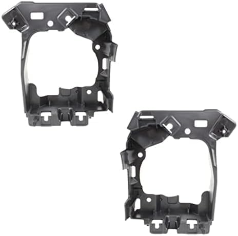 Set Of 2 Front Fog Light Bracket Plastic Left Driver & Right Passenger Side Direct Replacement Compatible With 2014-2016 Lexus IS250 / IS350 / IS200t LX2603107 LX2602107